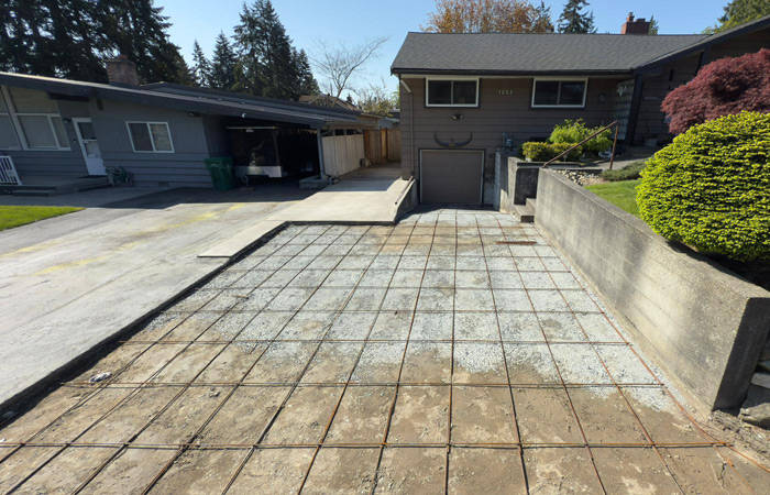 concrete driveway contractor in arlington wa